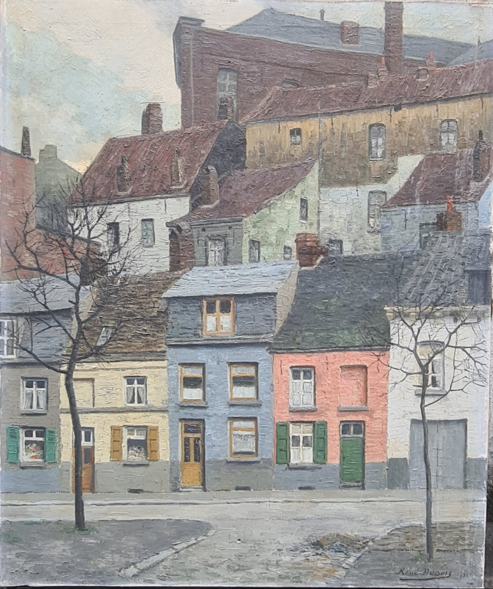Urban View By René Dubois, Mons School