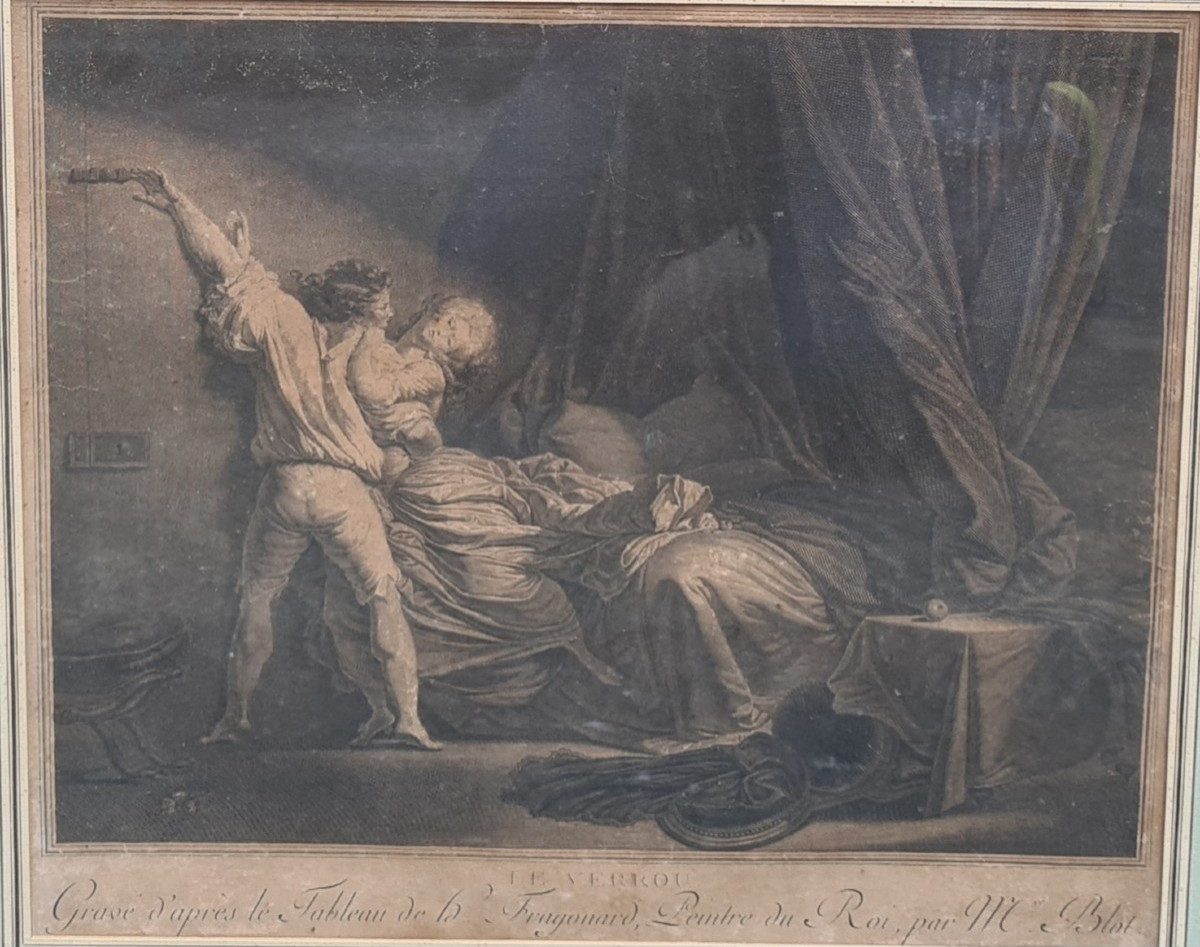 Le verrou d'après Fragonard 