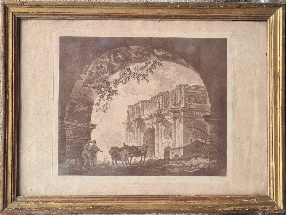 Rome d'après Hubert Robert par l'abbé de Saint Non-photo-2