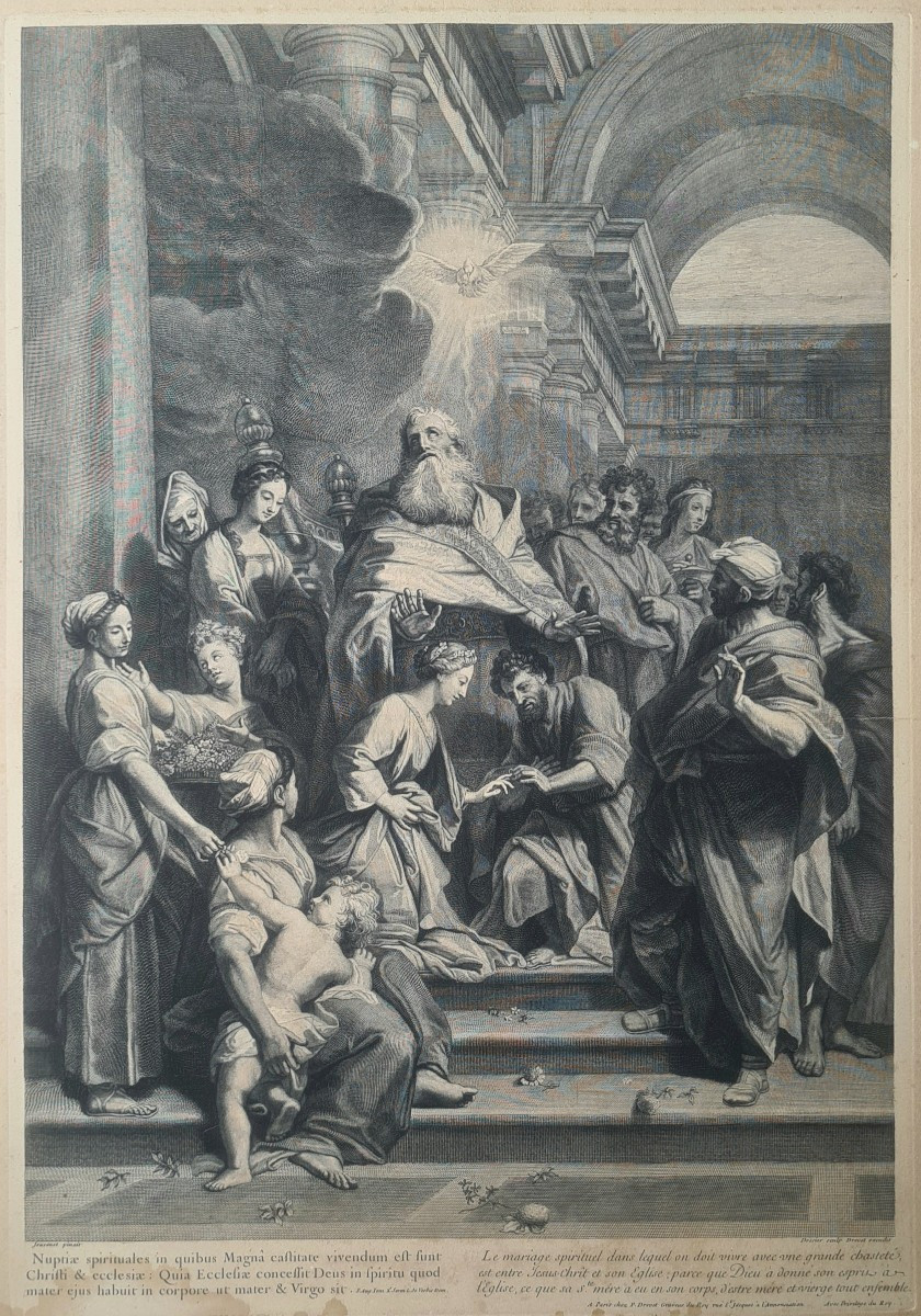 le mariage de la vierge d'après Jouvenet -photo-2