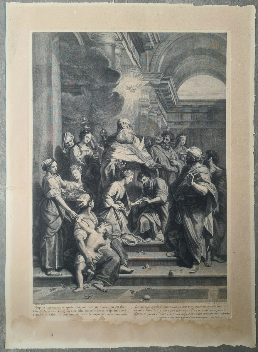 le mariage de la vierge d'après Jouvenet 