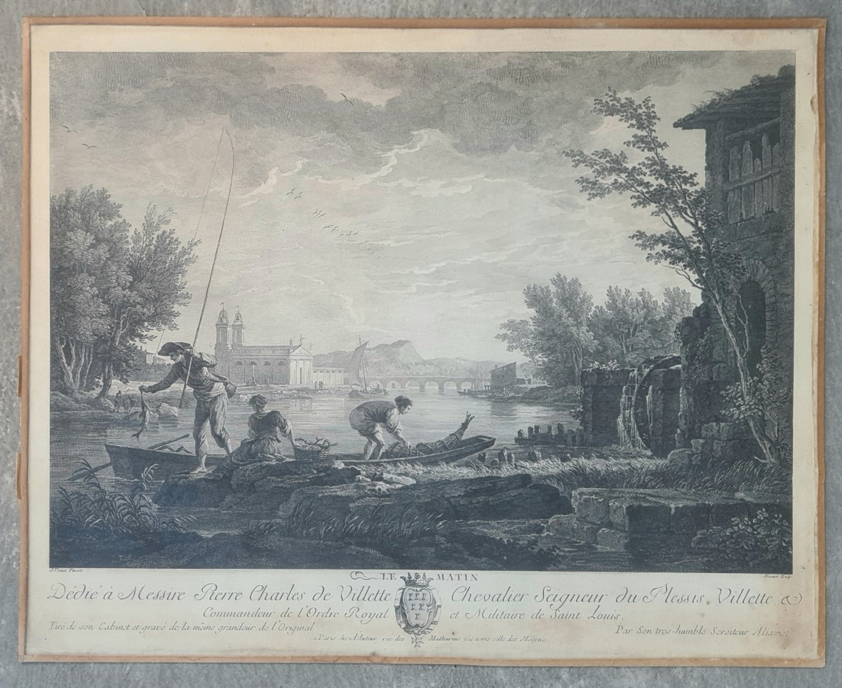 le matin et le soir d'après Joseph Vernet