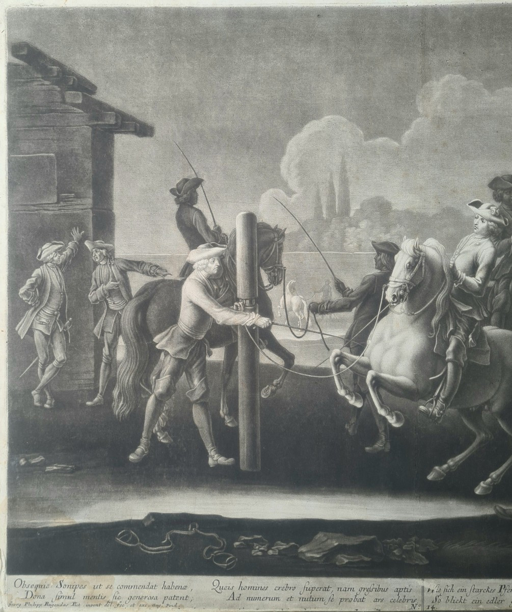 Horse Training By Georg Philipp Rugendas-photo-4