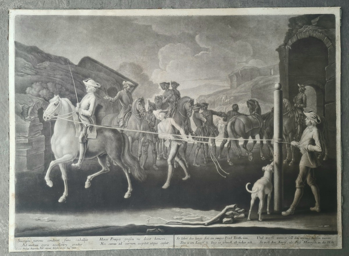 Horse Training By Georg Philipp Rugendas-photo-1