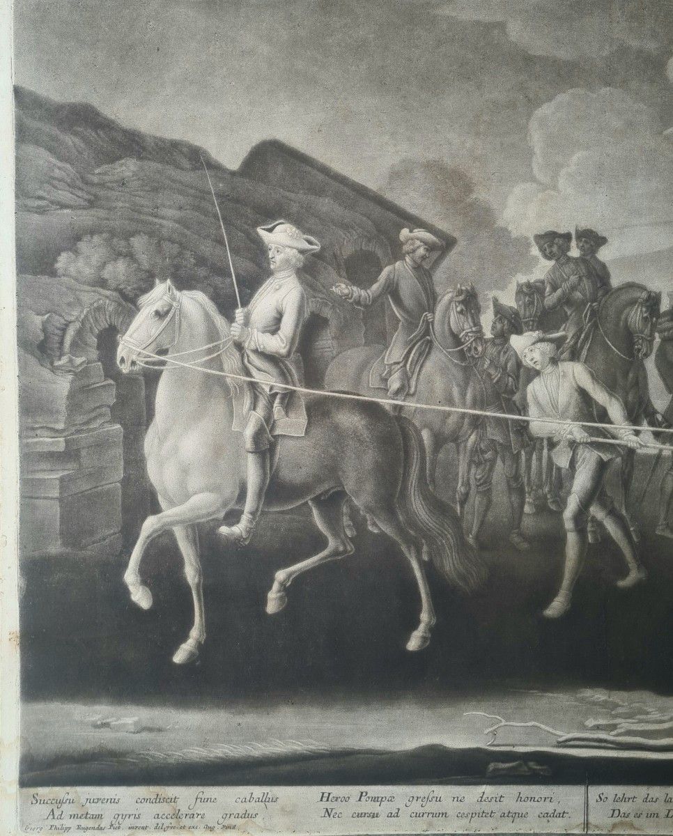 Horse Training By Georg Philipp Rugendas-photo-2