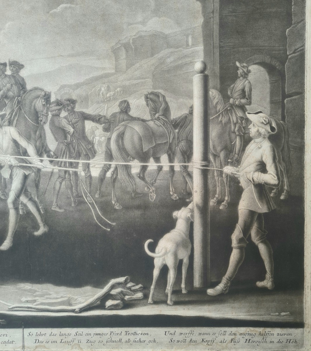 Horse Training By Georg Philipp Rugendas-photo-3