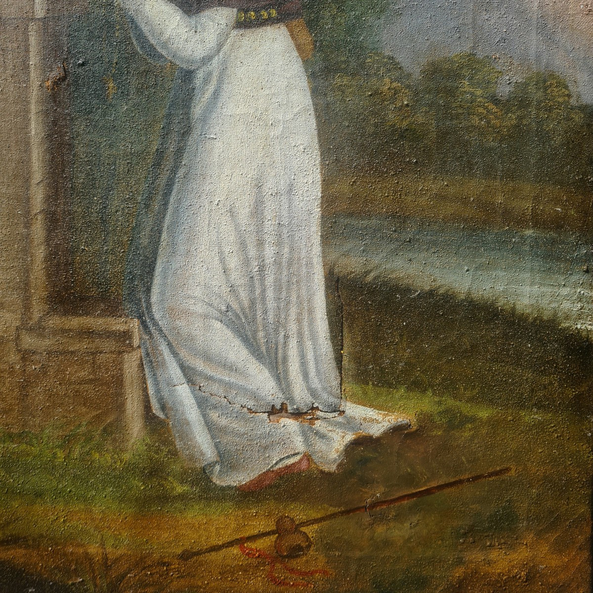Prayer To The Virgin, Directoire Painting-photo-3