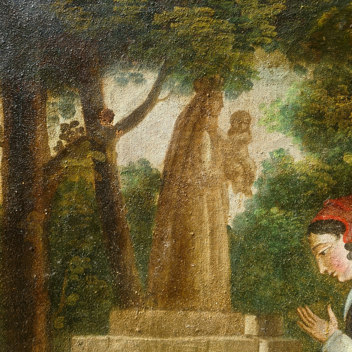 Prayer To The Virgin, Directoire Painting-photo-4