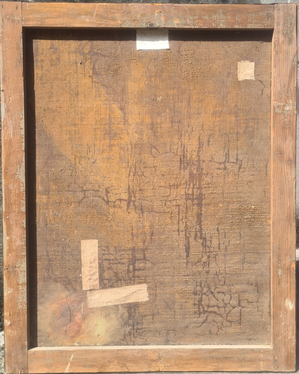 Prayer To The Virgin, Directoire Painting-photo-1