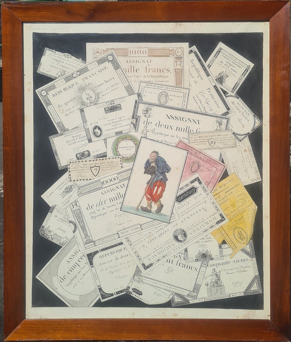 Trompe-l'œil Of Revolutionary Assignats -photo-2
