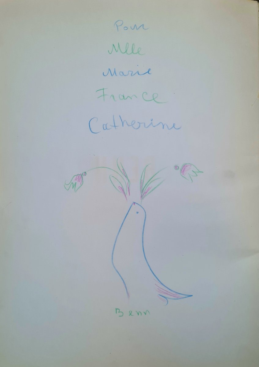 offrande par Benn, artiste d'origine polonaise 