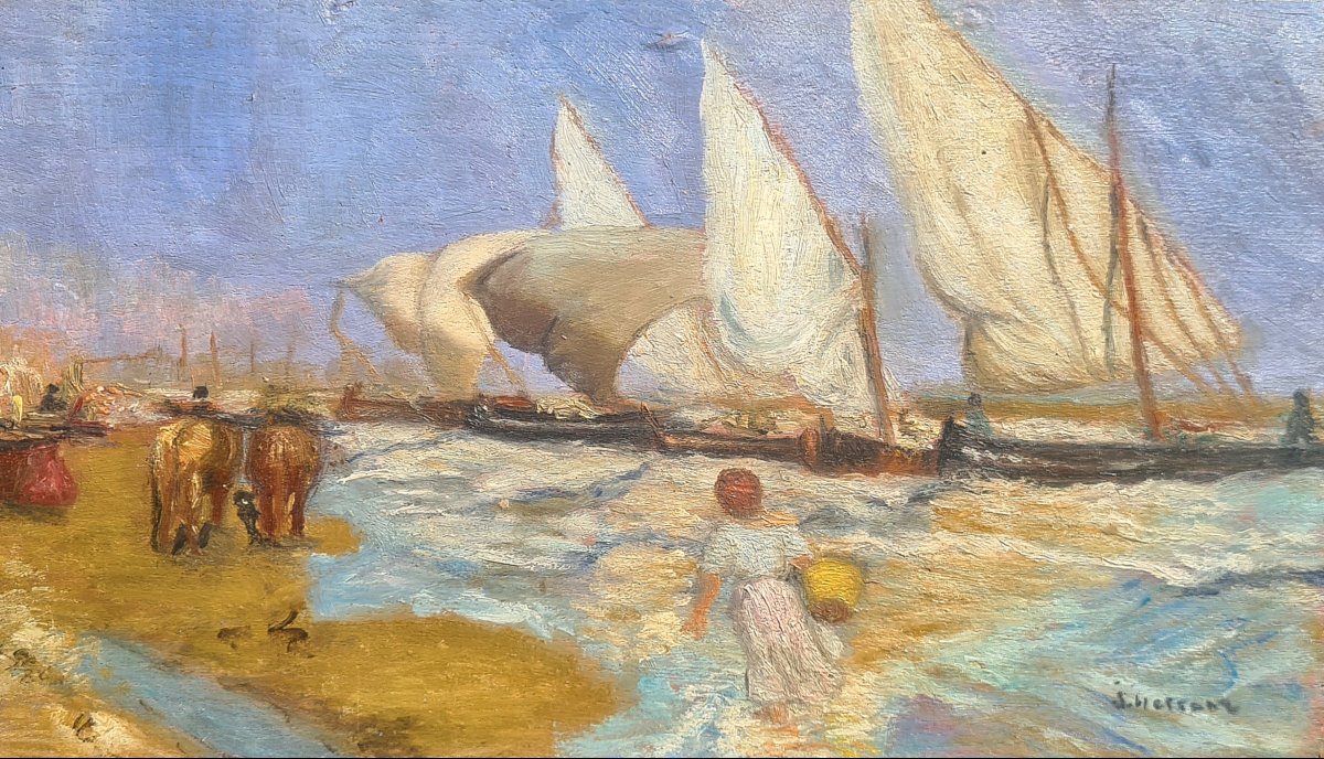 Seaside By José Hernandez Herranz, A Spanish Painter -photo-3