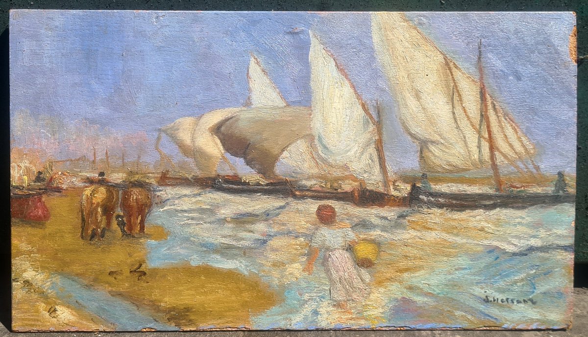 Seaside By José Hernandez Herranz, A Spanish Painter 