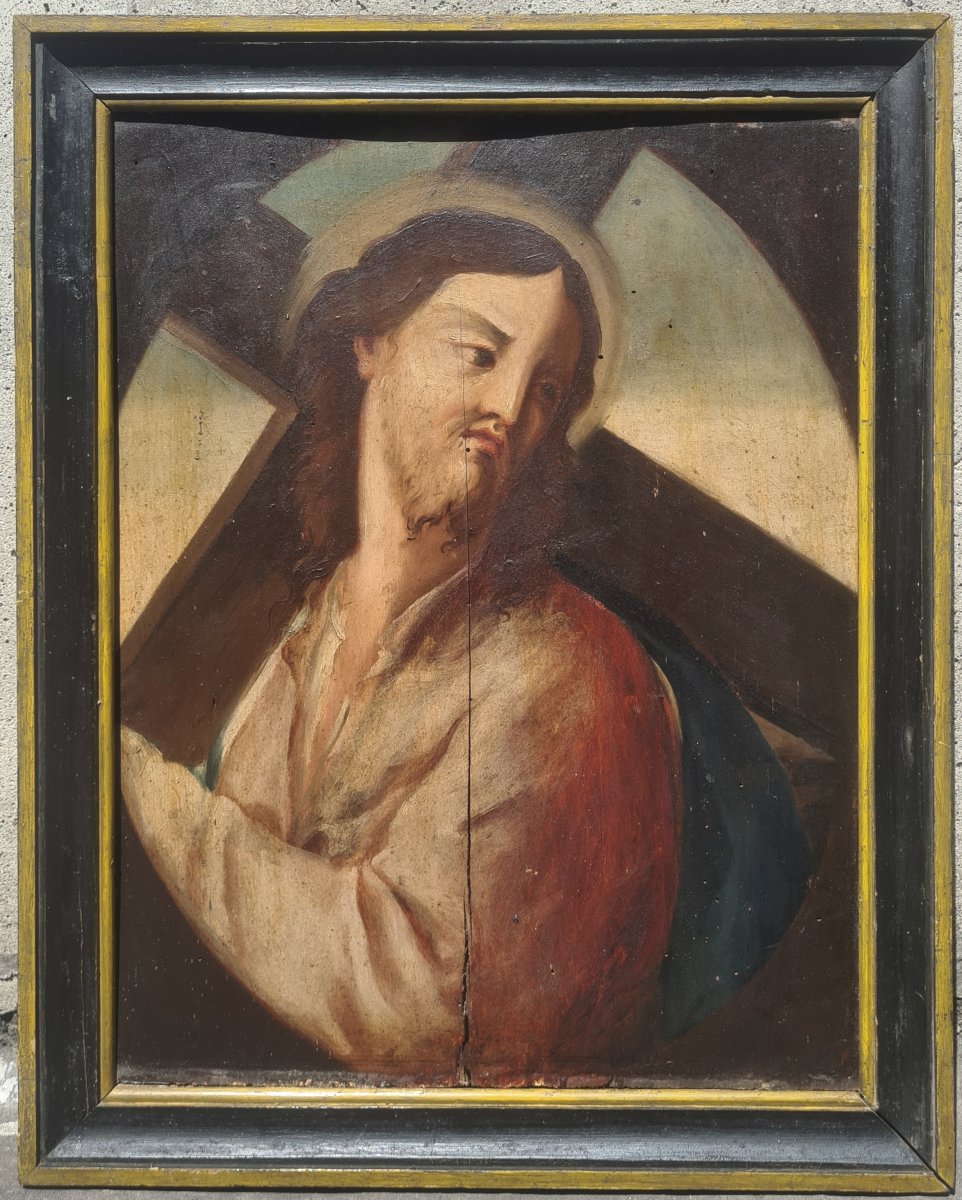 Christ Carrying His Cross From The 17th Century -photo-2
