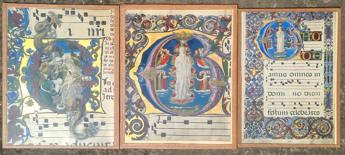 Three Facsimiles Of Tuscan Illuminated Manuscripts From The Quattrocento -photo-4