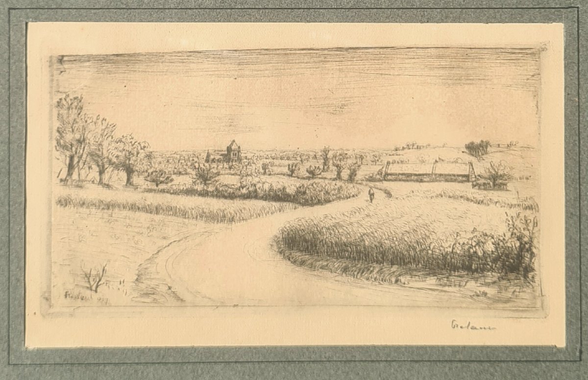 Paysage breton par Jean Frelaut 