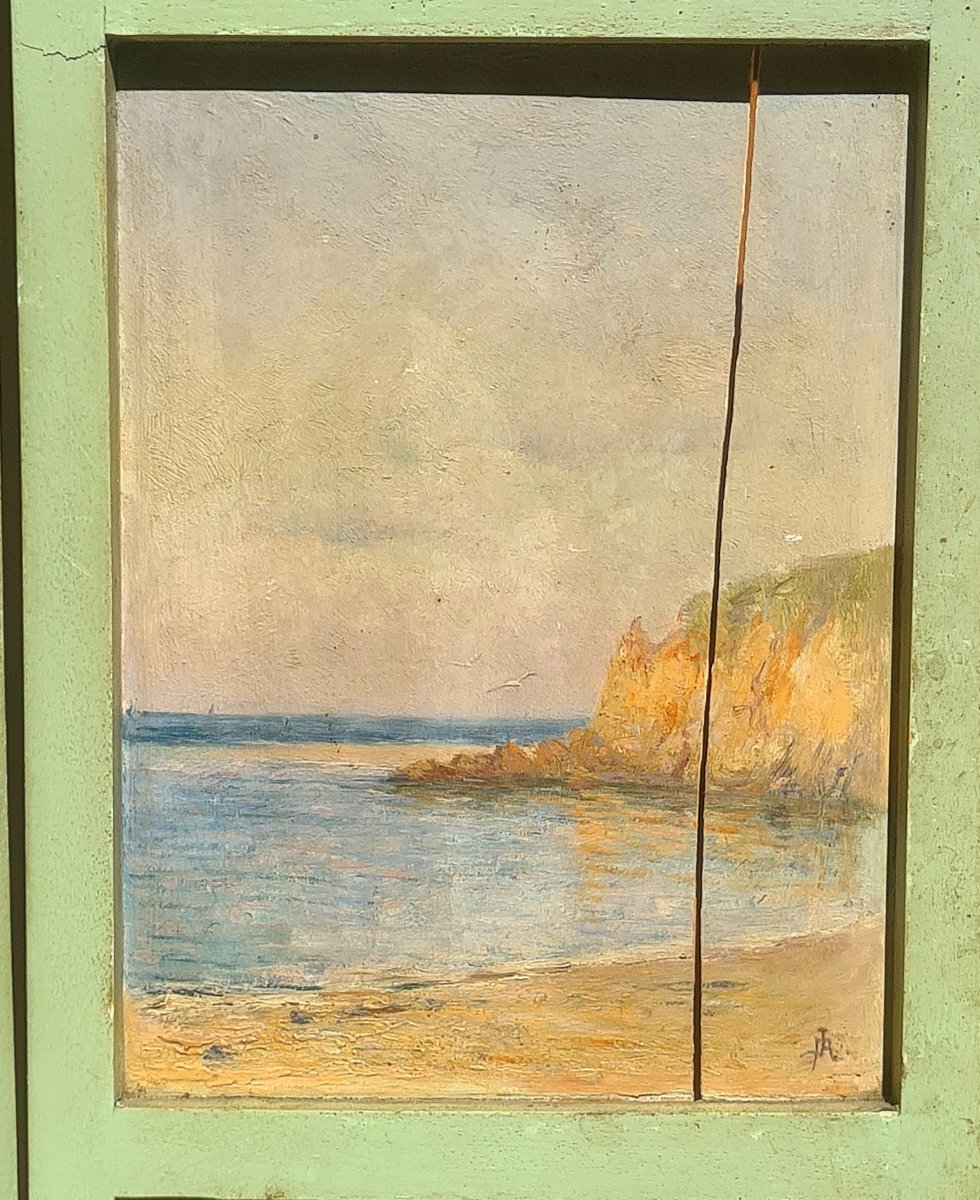 Bords de mer monogrammé JFA