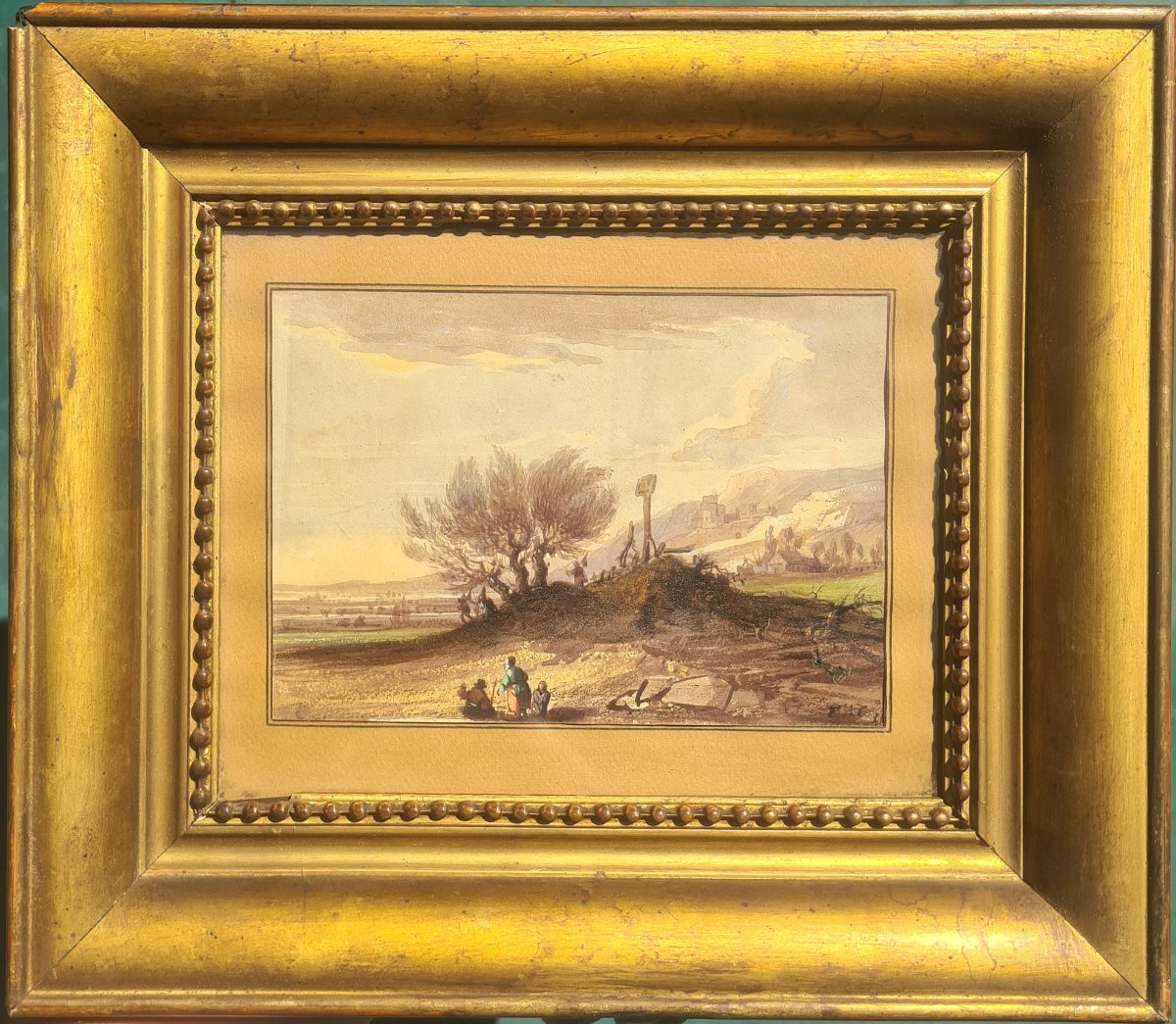 aquarelle romantique, paysage -photo-3