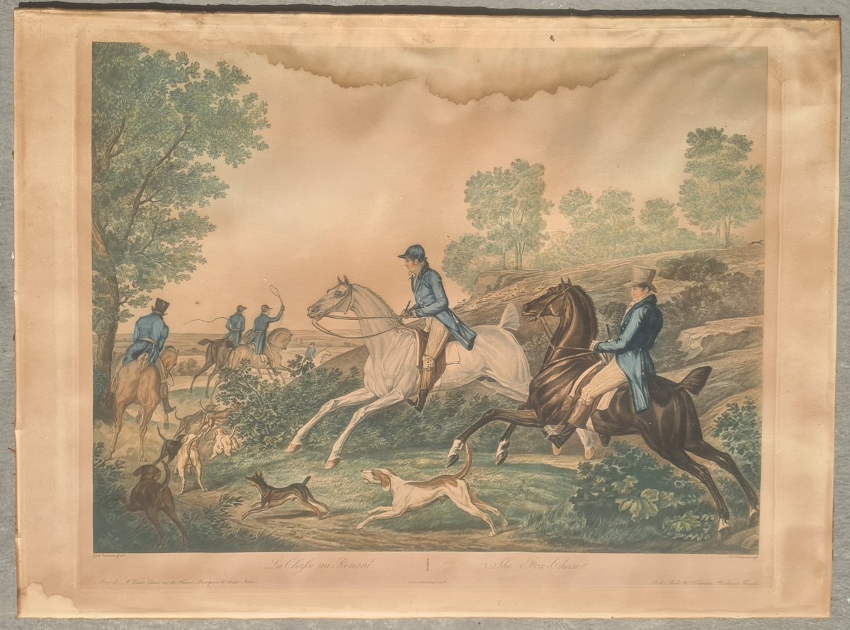 Engravings Of Hunts Based On Works By Carle Vernet -photo-2