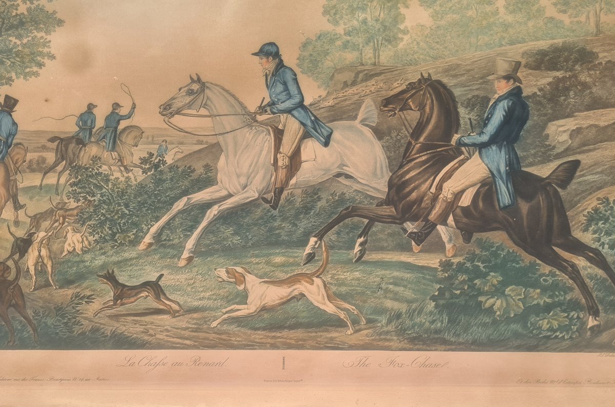 Engravings Of Hunts Based On Works By Carle Vernet -photo-3
