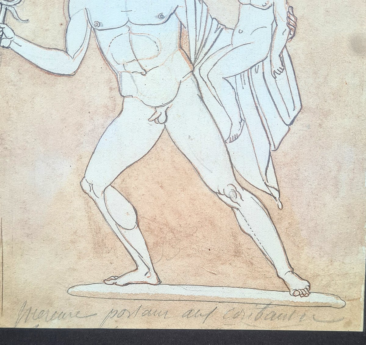Two Neoclassical Drawings By Michel Nitot -photo-3