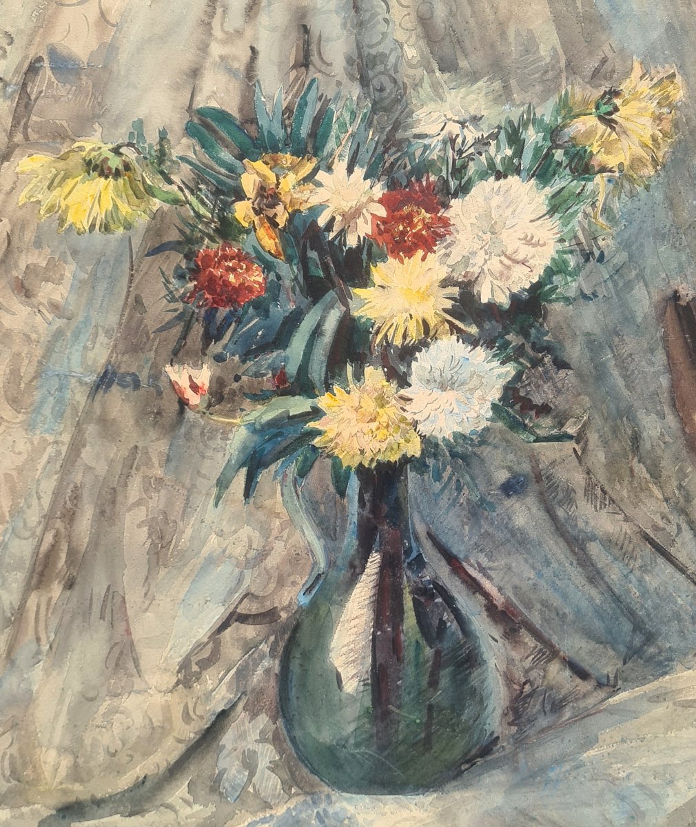 bouquet de fleurs par Zacharie Astruc