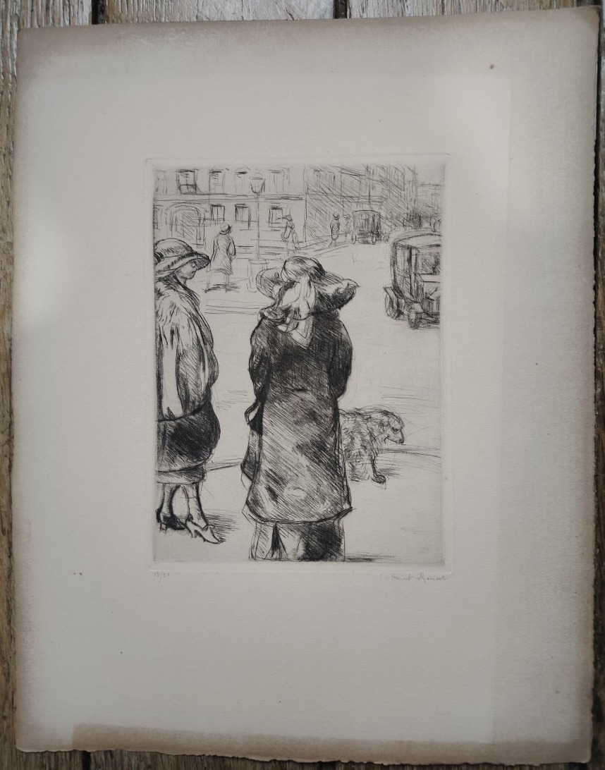 scène parisienne par Ernest Rouart -photo-2