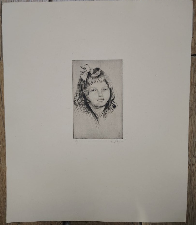 "sulky Little Girl" By Ernest Rouart-photo-2