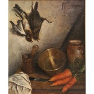 Nature Morte Cuisine Et Chasse