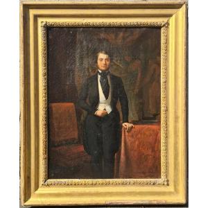 Portrait d'Alphonse de la Cherbonnerie par Henry Jeanne-Julien