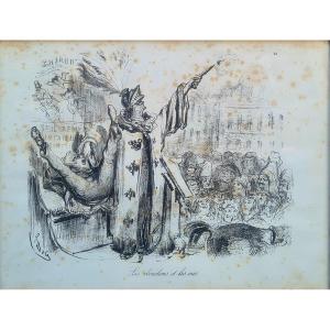 Les dindons et les oies par Gustave Doré 