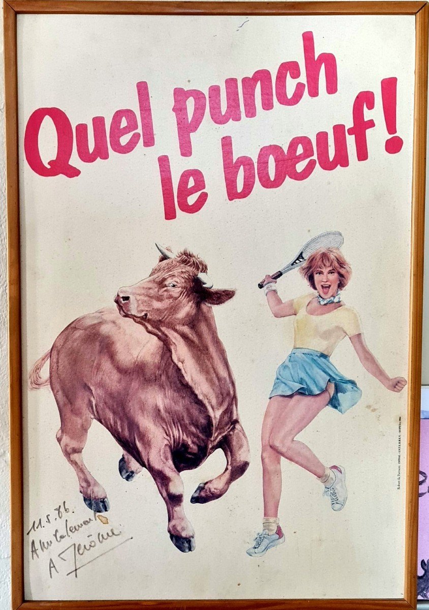 Affiche Publicitaire Vintage Cuisine