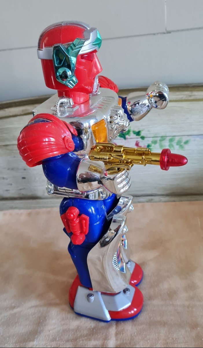 Vintage Robot 80 S 90 S Design Sf Toy Games Automaton-photo-6