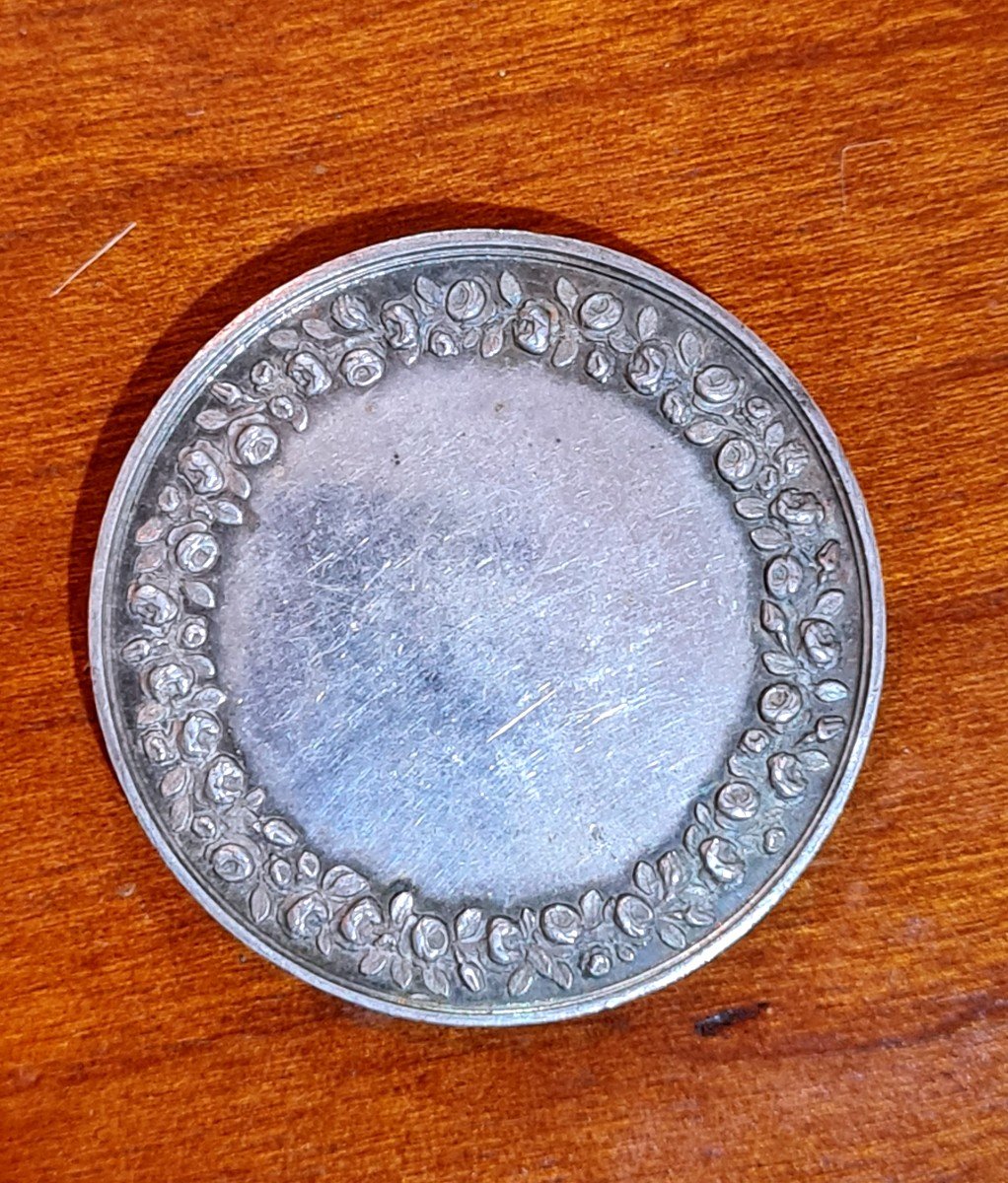 Louis XVIII, Médaille De Mariage En Argent Par Andrieu 1821 Paris-photo-2