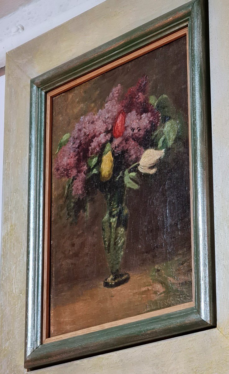 Jean Desbrosses Louvre Paris Painting Oil Painting Flowers -photo-2