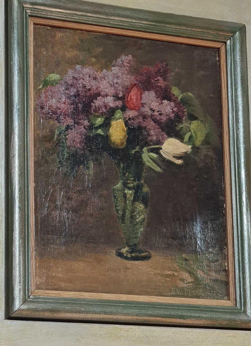 Jean Desbrosses Louvre Paris Painting Oil Painting Flowers -photo-4