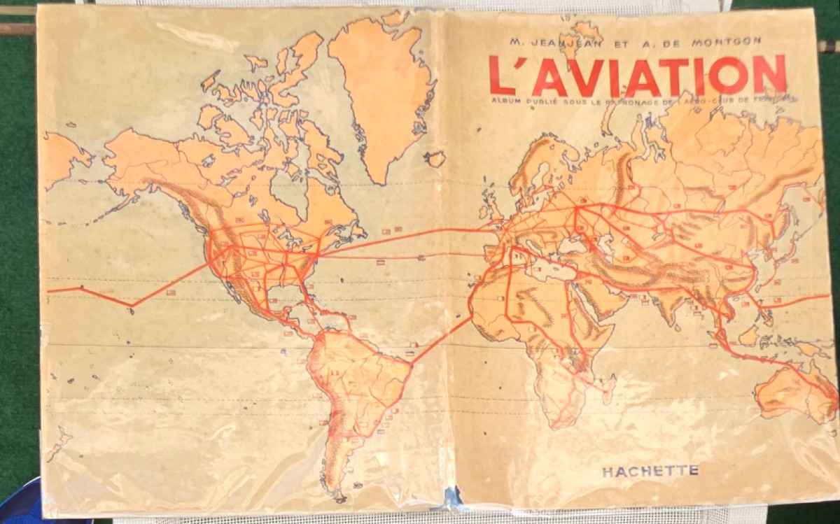 Cf musee de la ferté allais Livre aviation edition originale 1938  marcel jean jean  avion aero