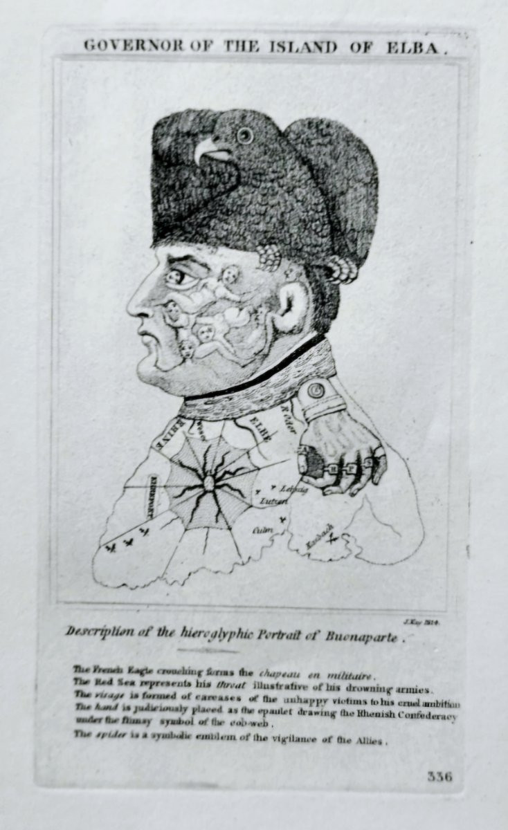 4 Caricatures Anglaises  Bonaparte Louis XVI  T. Louverture circa 1877  anglais napoleon roi -photo-2