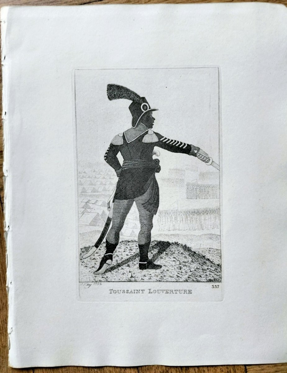 4 Caricatures Anglaises  Bonaparte Louis XVI  T. Louverture circa 1877  anglais napoleon roi -photo-5