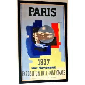 Cf Musée Carnavalet Grande  Affiche Originale Paul Colin Paris Exposition Internationale 1937