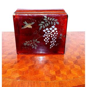 Jewelry Box Lacquered Tea Box China Japan Asia XIX Eme Lacquer 