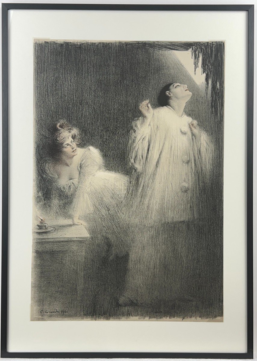 Charles Léandre - Les Cantomimes - Lithographie
