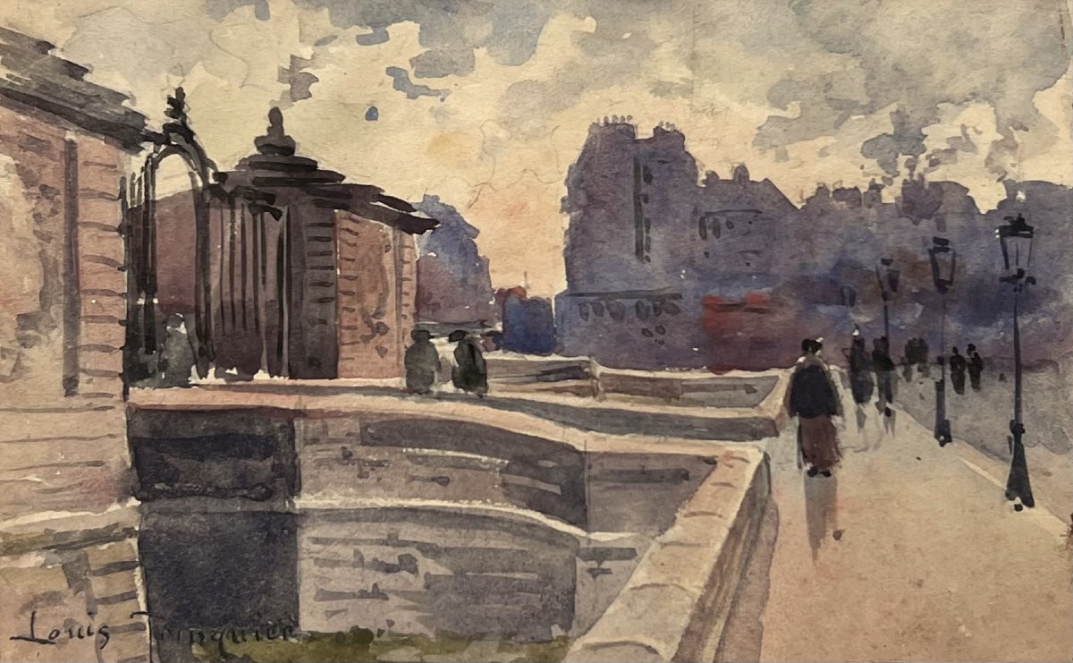 Louis Trinquier - L'entrée des Invalides à Paris-photo-4