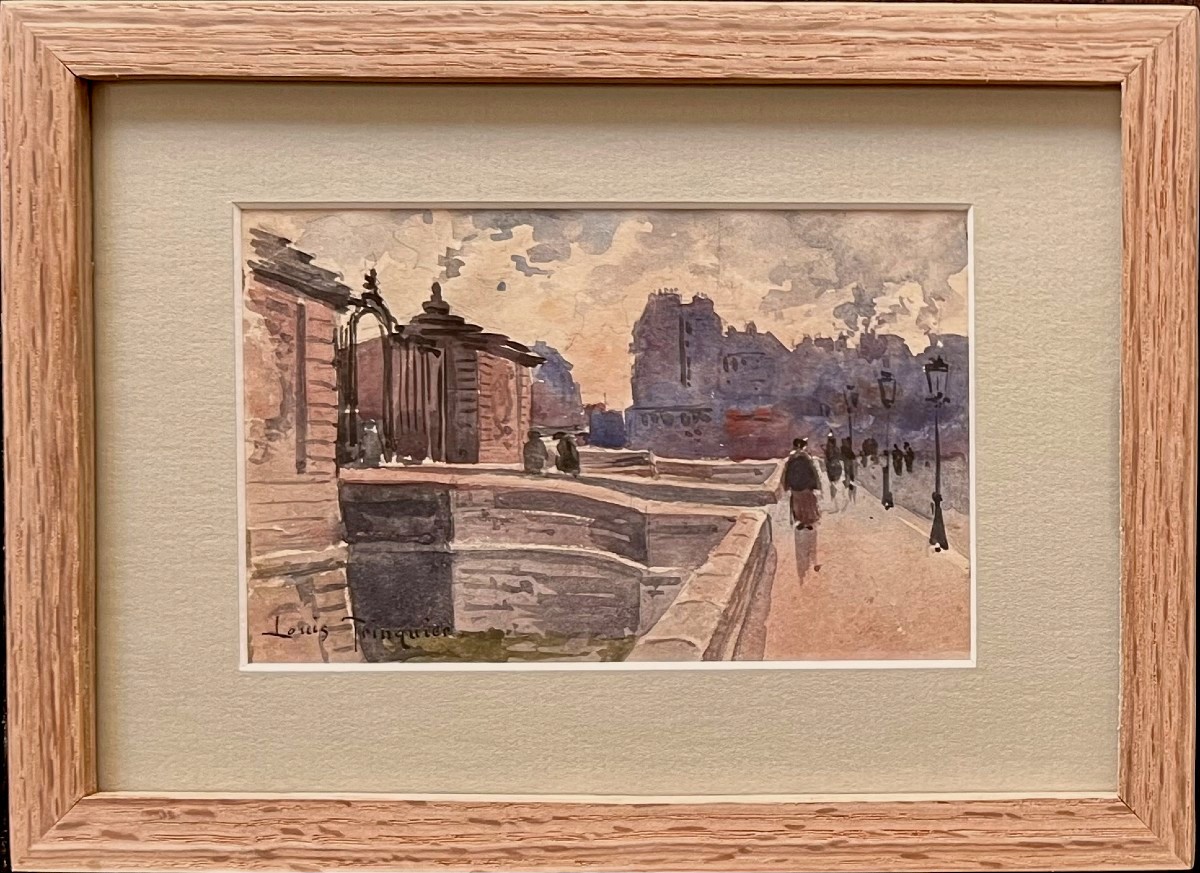 Louis Trinquier - L'entrée des Invalides à Paris