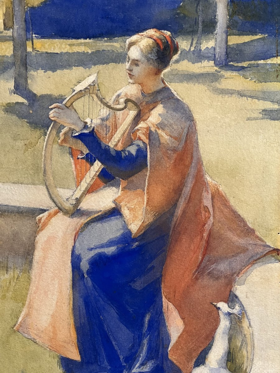 Adrien MOREAU-NÉRET - Harmonie - Aquarelle-photo-4