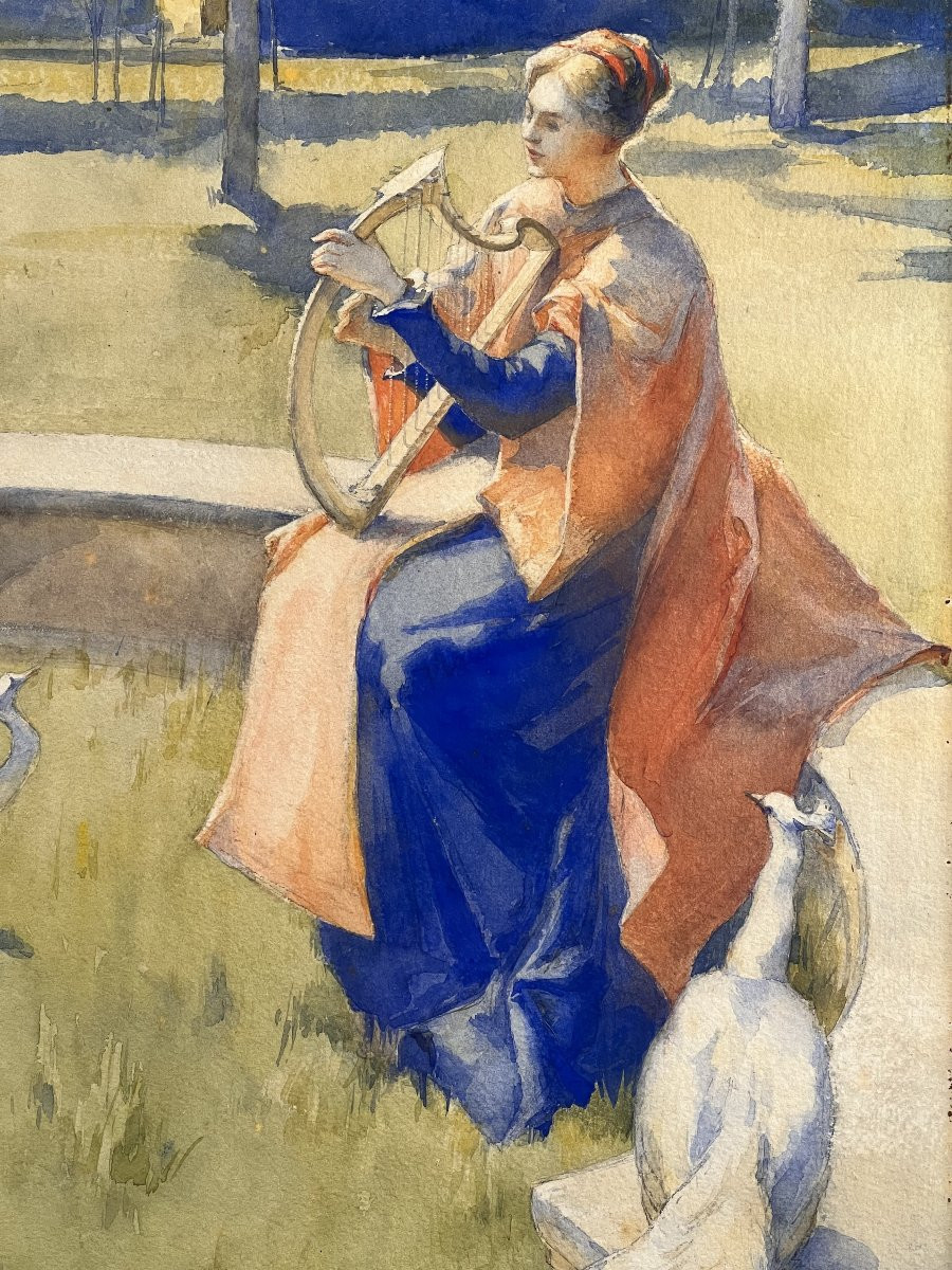 Adrien MOREAU-NÉRET - Harmonie - Aquarelle-photo-1