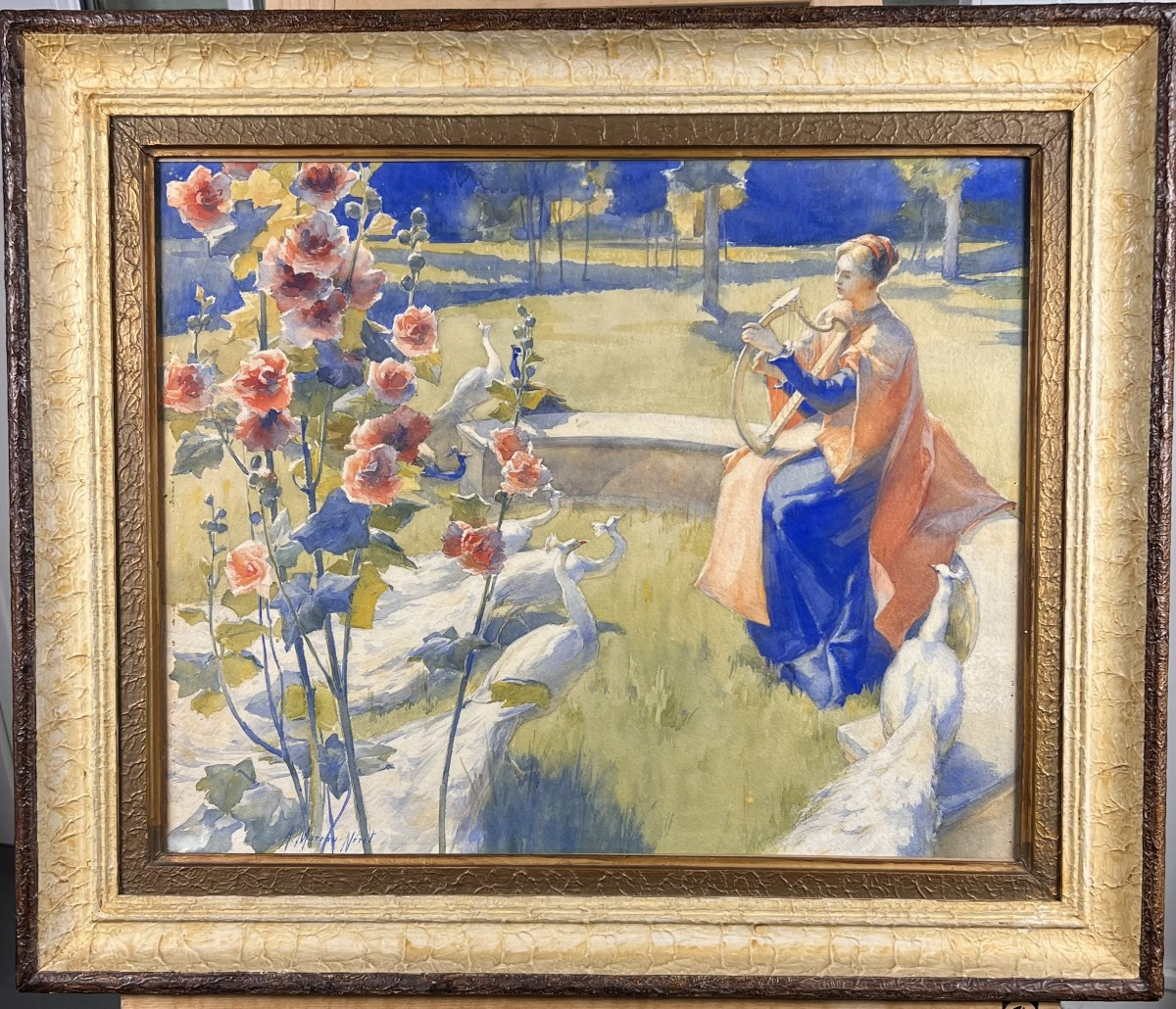 Adrien MOREAU-NÉRET - Harmonie - Aquarelle