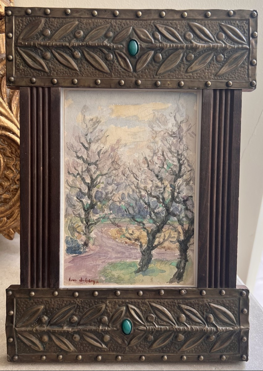 Henri Duhem - The Trees - Watercolor-photo-2