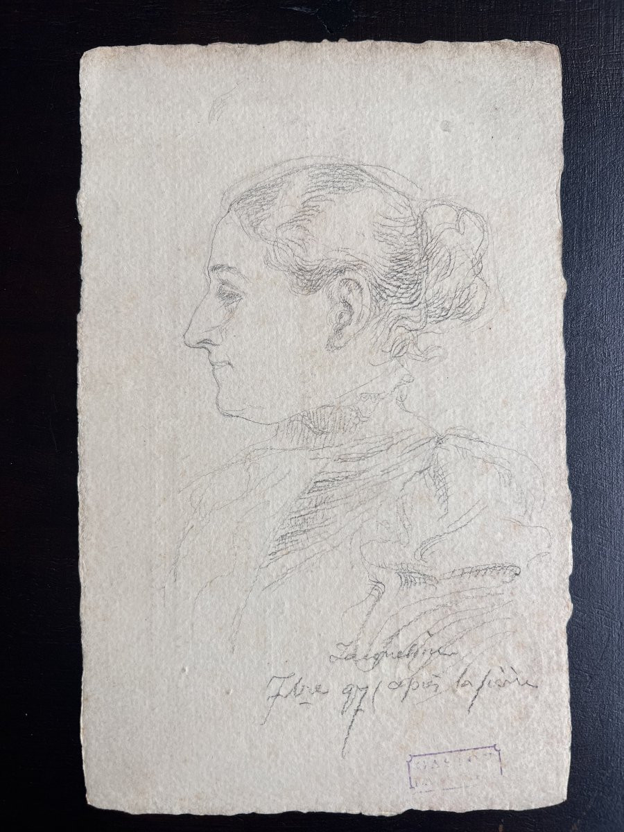 Gaston La Touche - Jacqueline After The Fever - Drawing-photo-2