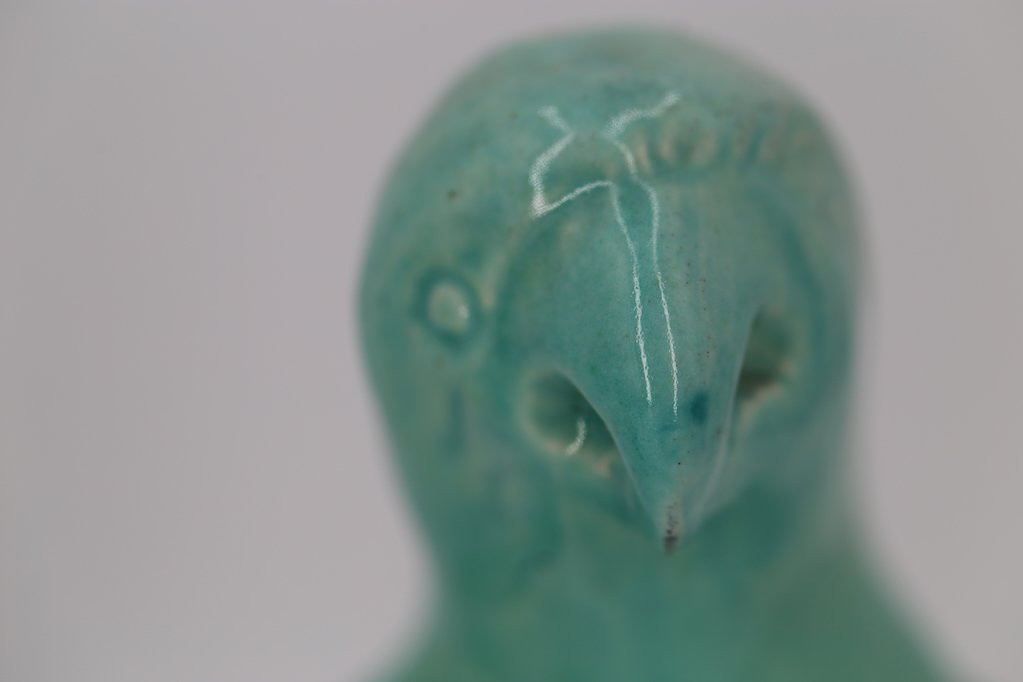 Edmond Lachenal – Perruche en céramique émaillée-photo-3